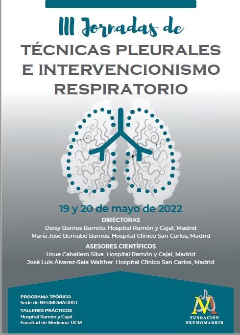 III Jornadas de Técnicas Pleurales e Intervencionismo Respiratorio