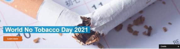 Día mundial sin tabaco 2021